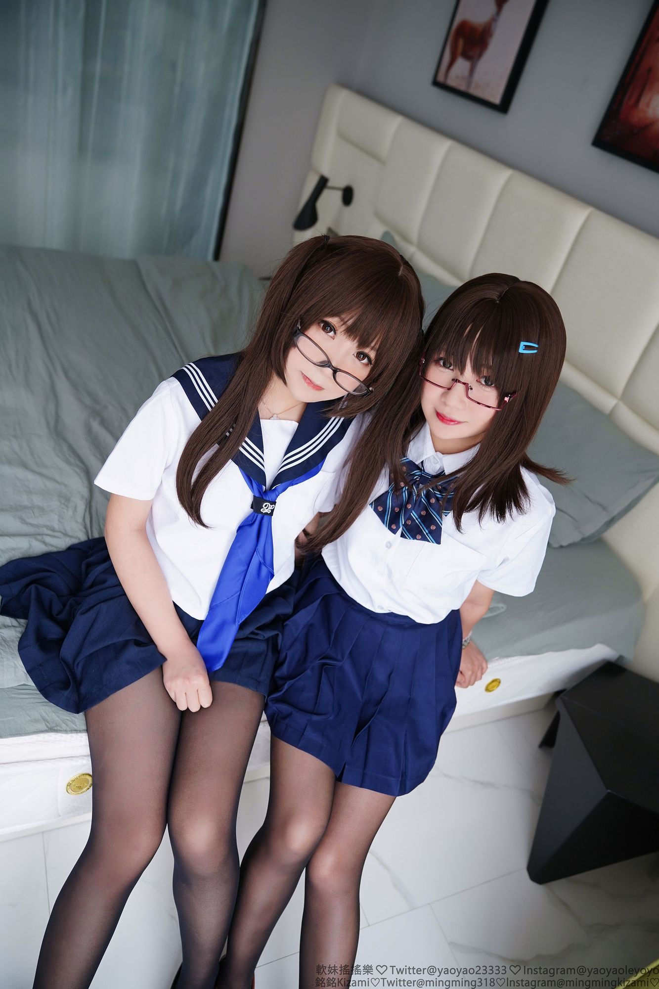 图片[2]-铭铭Kizami No.010 x軟妹搖搖樂-黑絲JK制服（120P）-图友