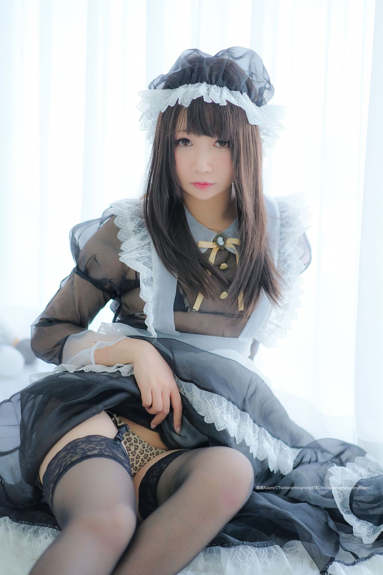 图片[3]-铭铭Kizami No.015 透明メイド服写真+自撮り（169P）-图友