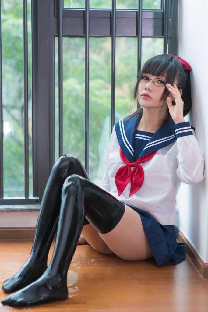 铭铭Kizami No.017 铭铭湿的JK（42P）-图友