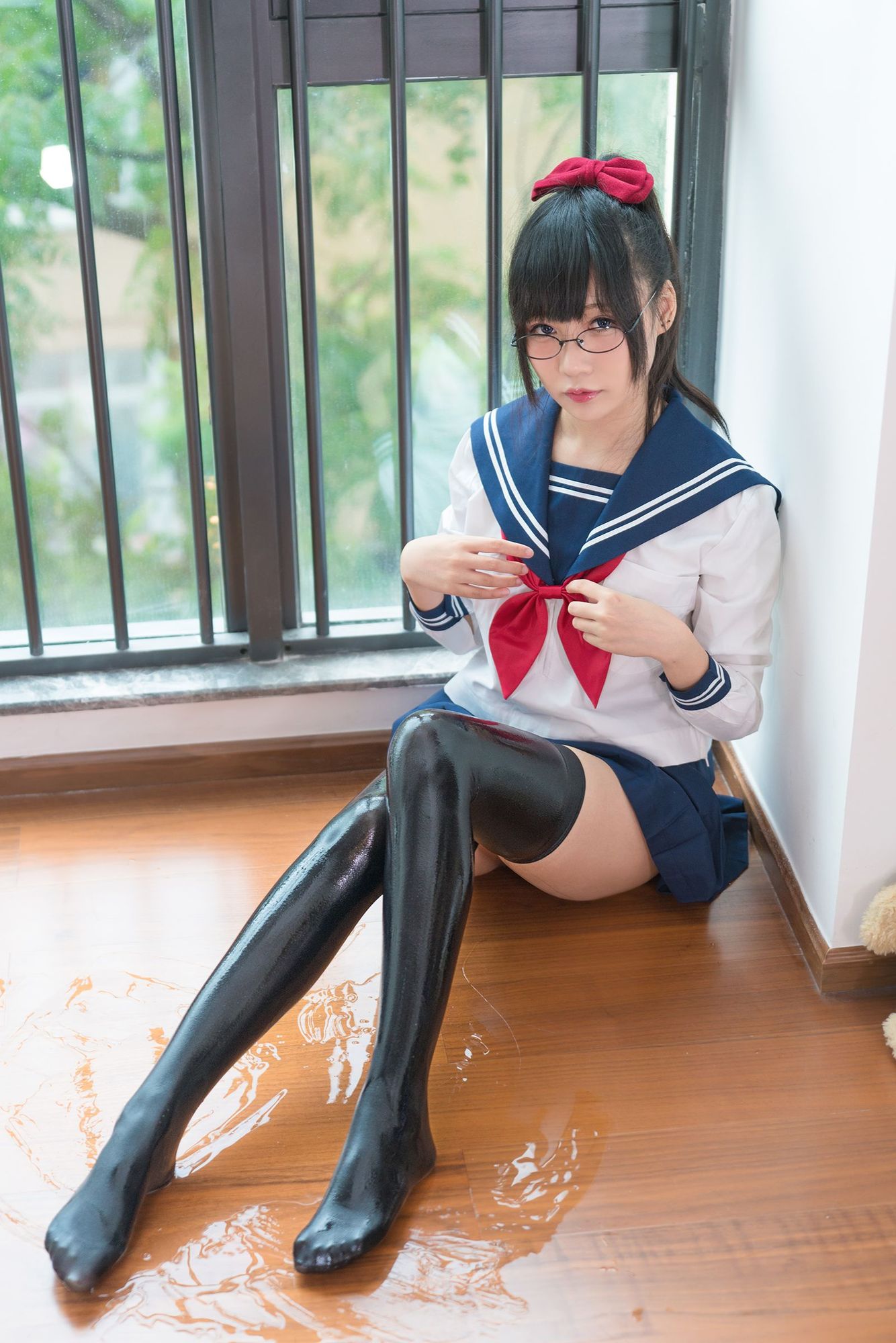 图片[2]-铭铭Kizami No.017 铭铭湿的JK（42P）-图友