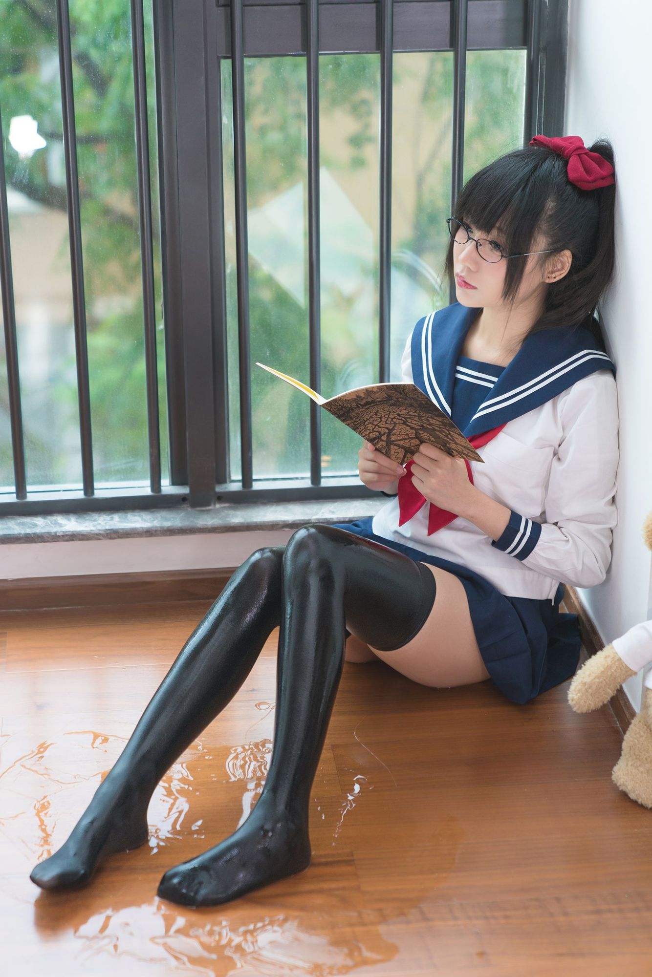 图片[4]-铭铭Kizami No.017 铭铭湿的JK（42P）-图友
