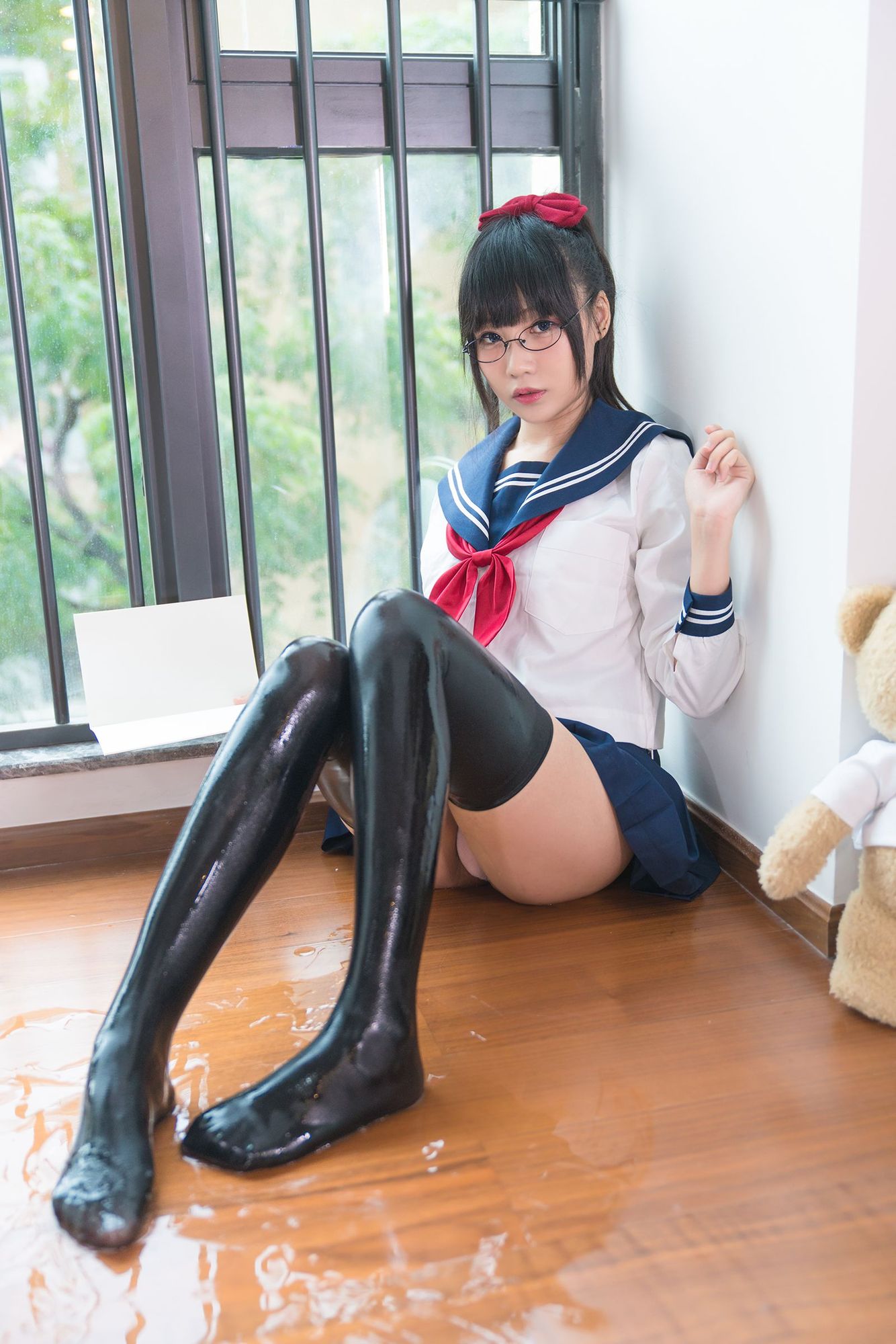 图片[5]-铭铭Kizami No.017 铭铭湿的JK（42P）-图友