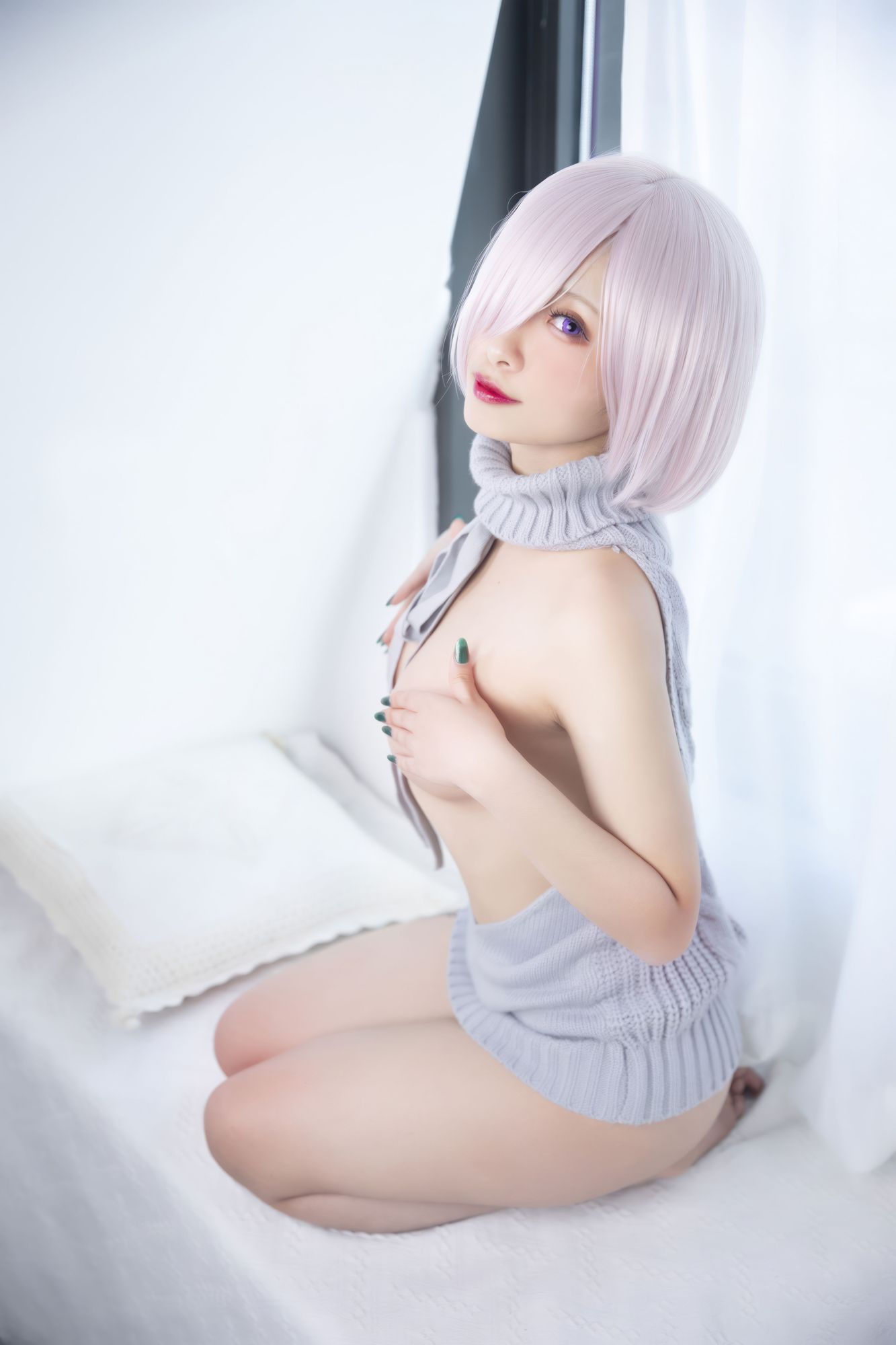 图片[3]-洛璃LoLiSAMA No.101 FGO 玛修 露背毛衣（23P）-图友