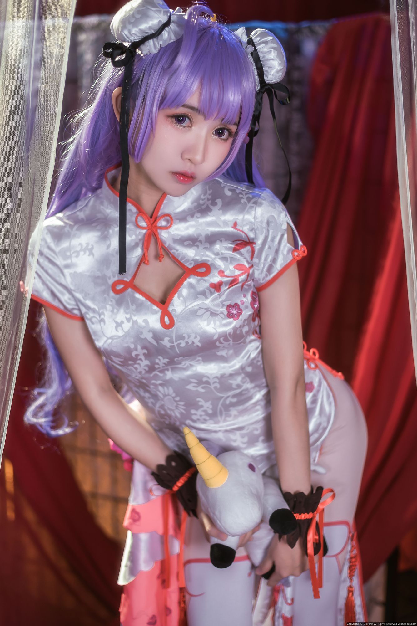 图片[4]-鳗鱼霏儿 No.014 碧蓝华裳 独角兽（9P） - 图友-图友