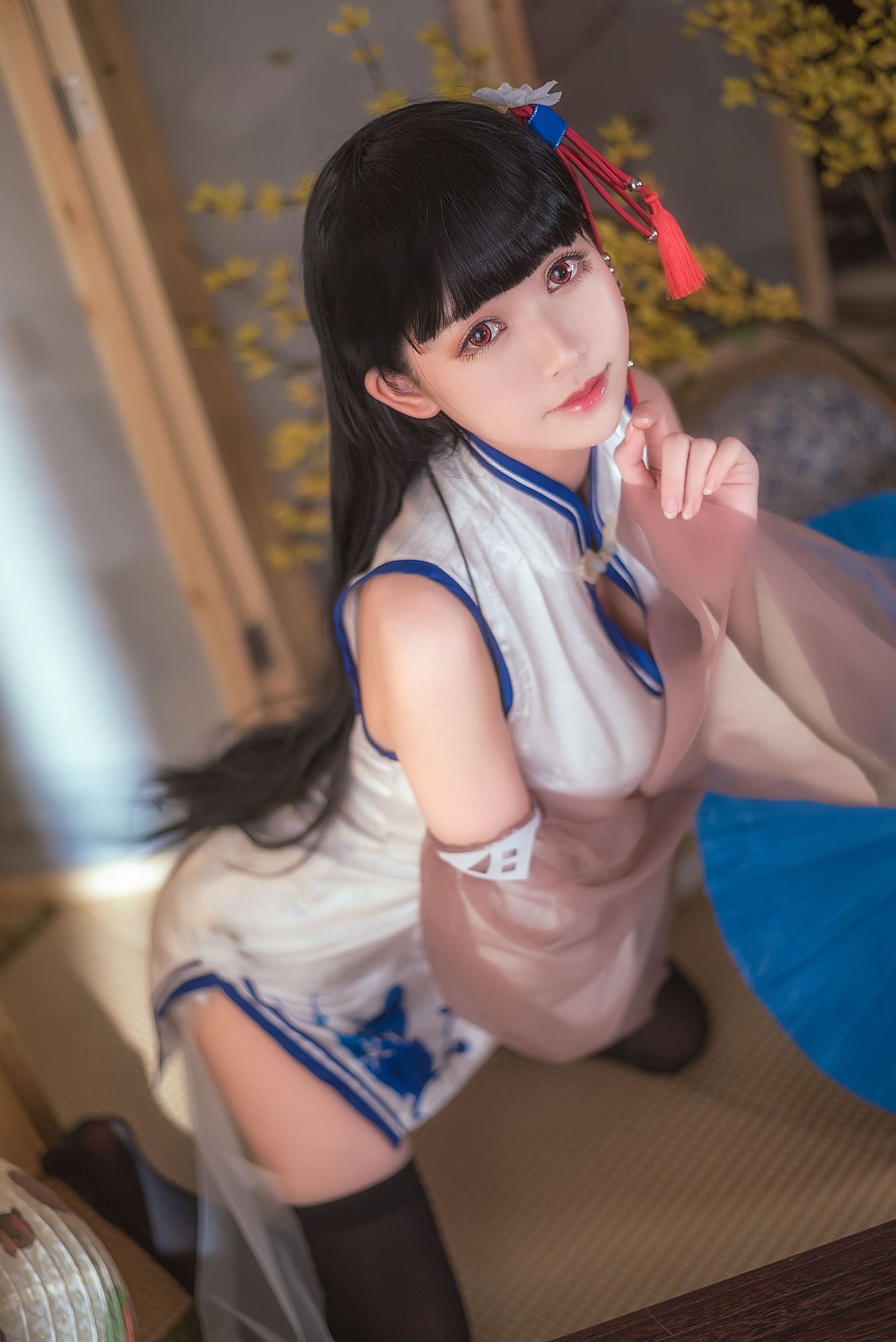图片[4]-鳗鱼霏儿 No.020 碧蓝华裳 逸仙（16P） - 图友-图友