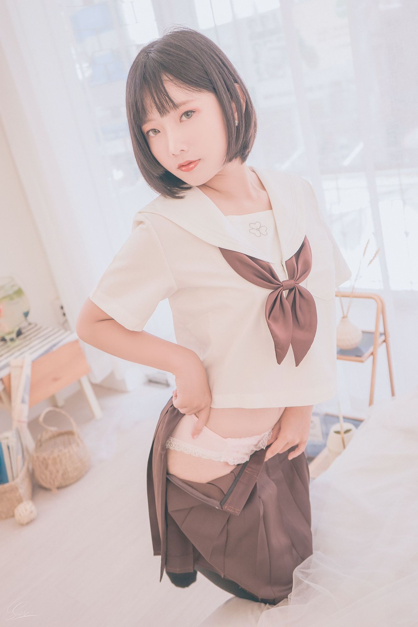 图片[4]-Messie Huang No.007 Birthday Seifuku（20P） - 图友-图友