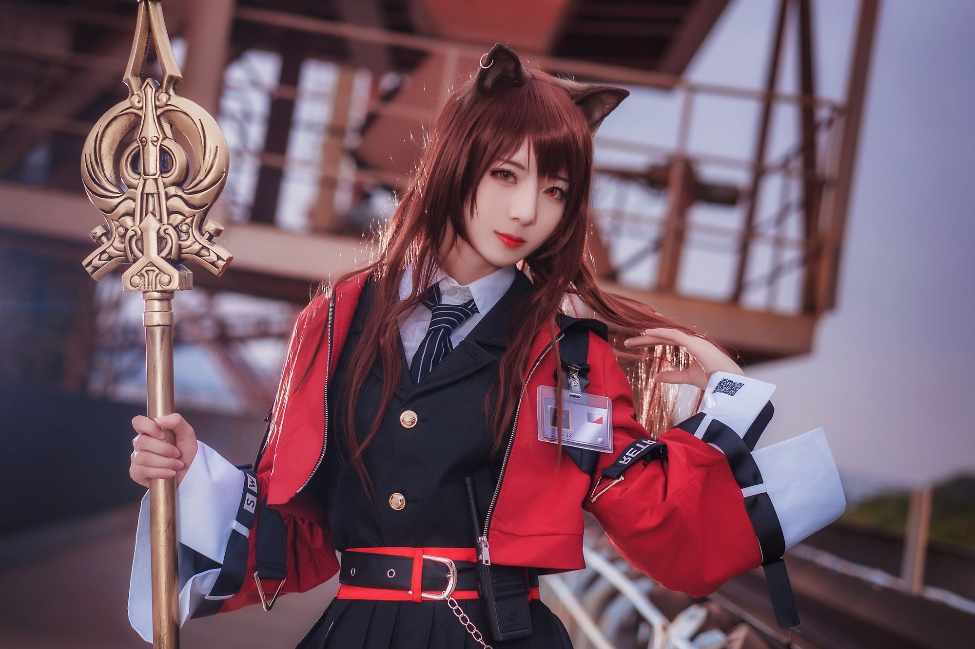 弥音音 No.002 明日方舟 天火（14P） - 图友-图友