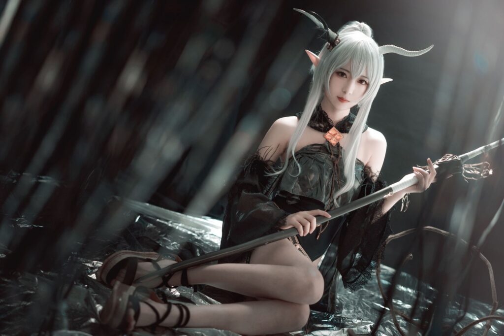 弥音音 No.003 明日方舟 闪灵（16P）-图友