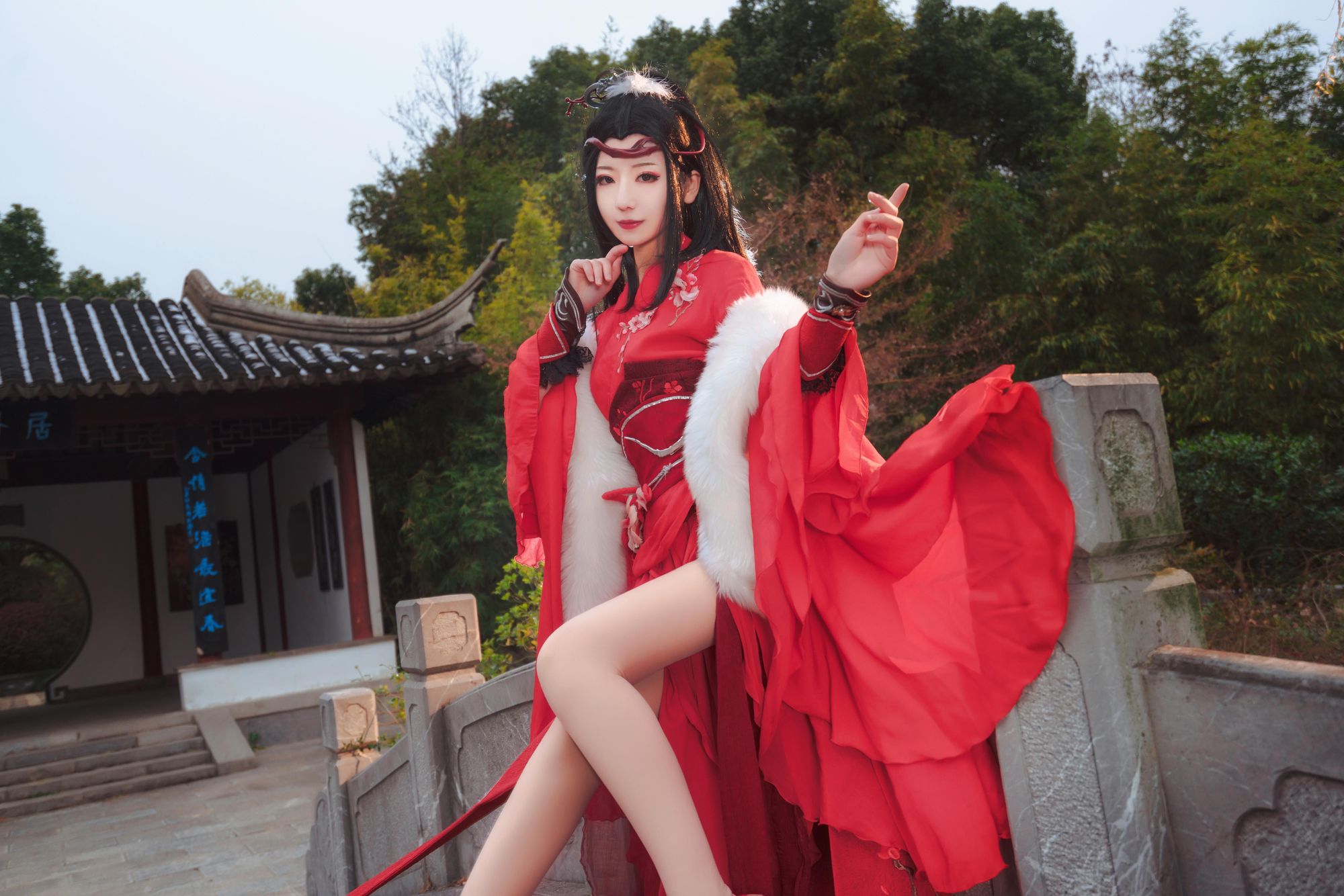 图片[3]-弥音音 No.018 古代红袍（15P） - 图友-图友