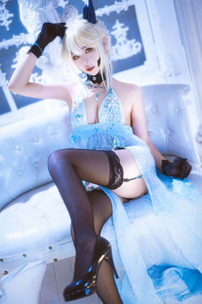 momoko葵葵 No.009 黑枪呆礼服(20P)-图友