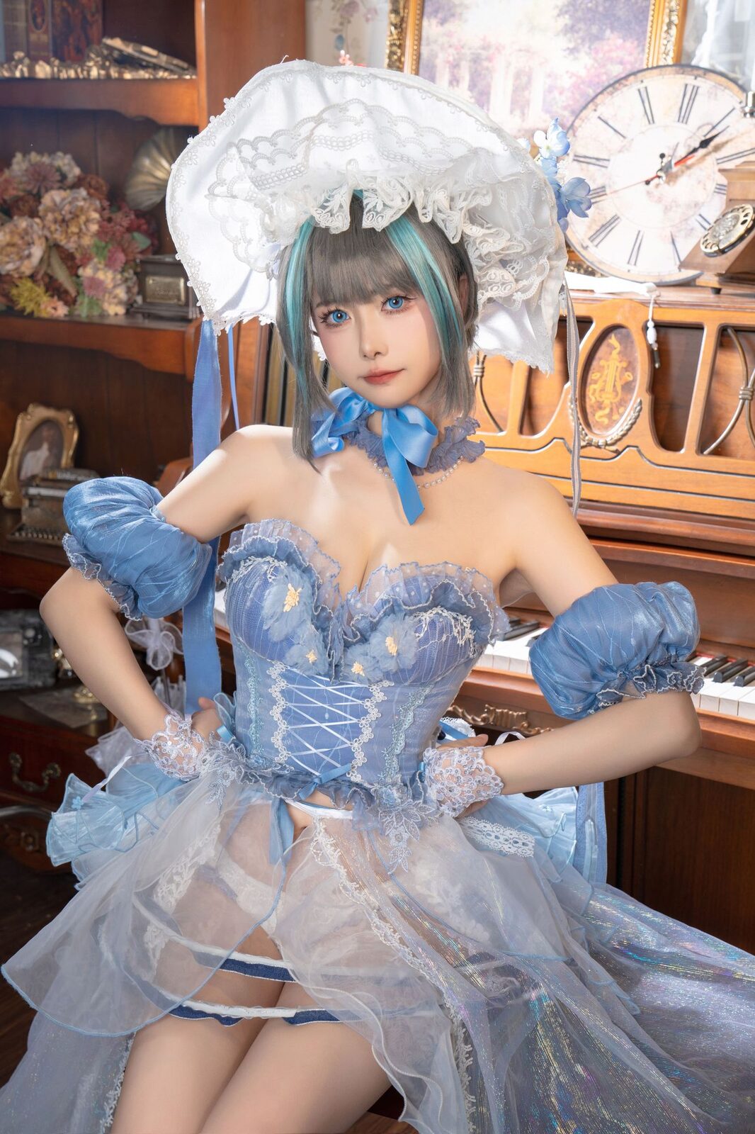 柴郡本 礼服+旗袍 - momoko葵葵 cosplay 第2张