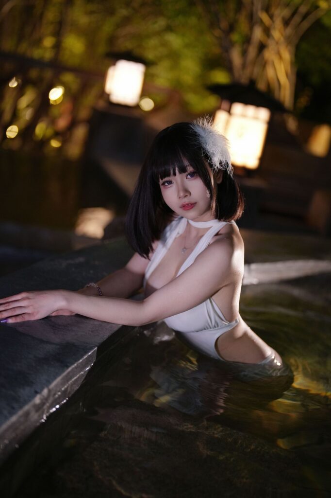 末夜787 No.011 夏日白色泳装(23P)-图友