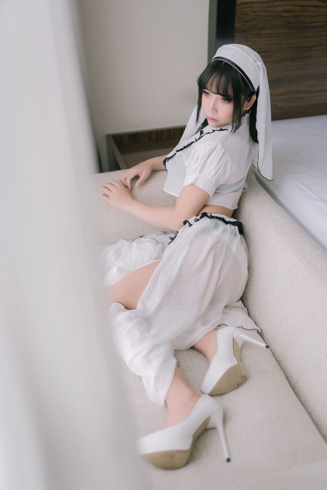 纯白修女 - 中岛莫之子i(抱走莫子aa) cosplay 第2张