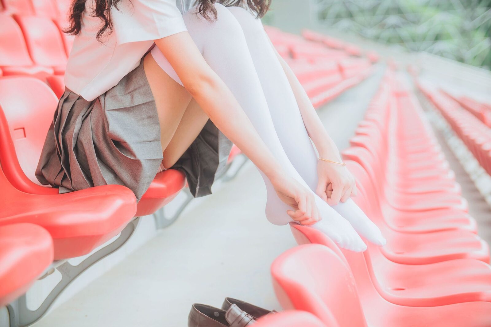 灰色JK - 木棉棉OwO cosplay 第5张