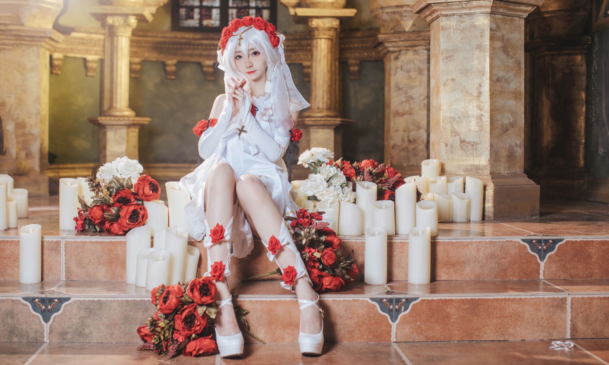 图片[3]-南桃Momoko No.013 德丽莎花裳月纱（16P） - 图友-图友