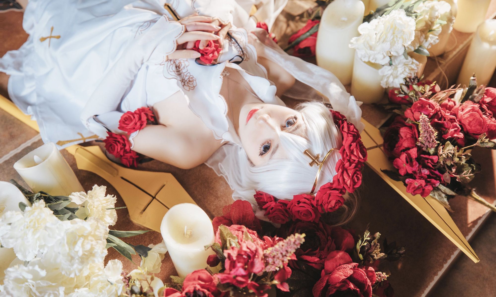 图片[5]-南桃Momoko No.013 德丽莎花裳月纱（16P） - 图友-图友
