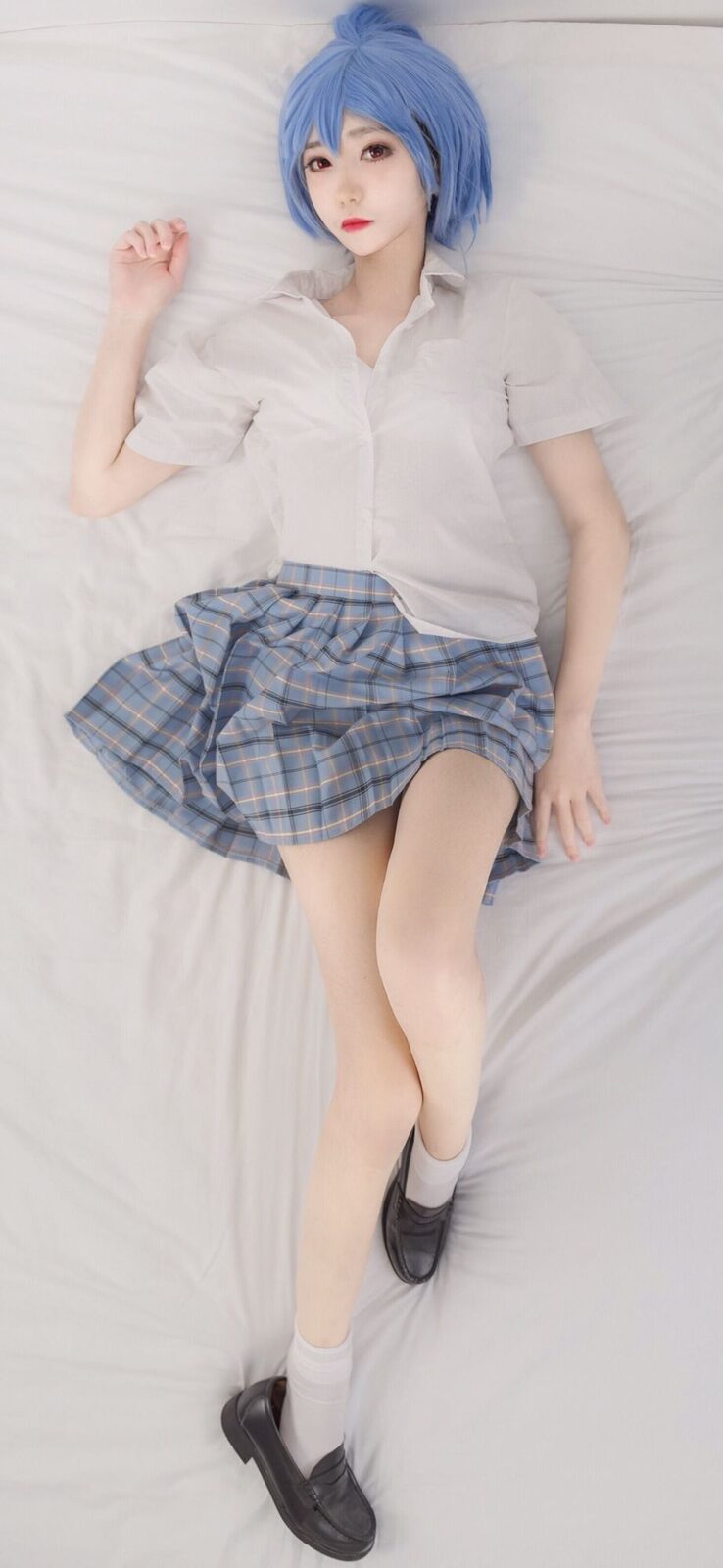 绫波丽制服 - 南桃Momoko cosplay 第2张