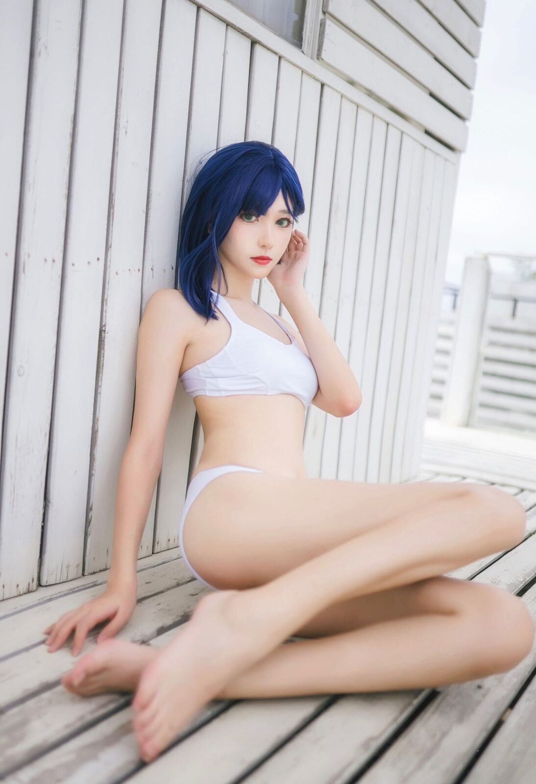 莓泳衣 - 南桃Momoko cosplay 第3张