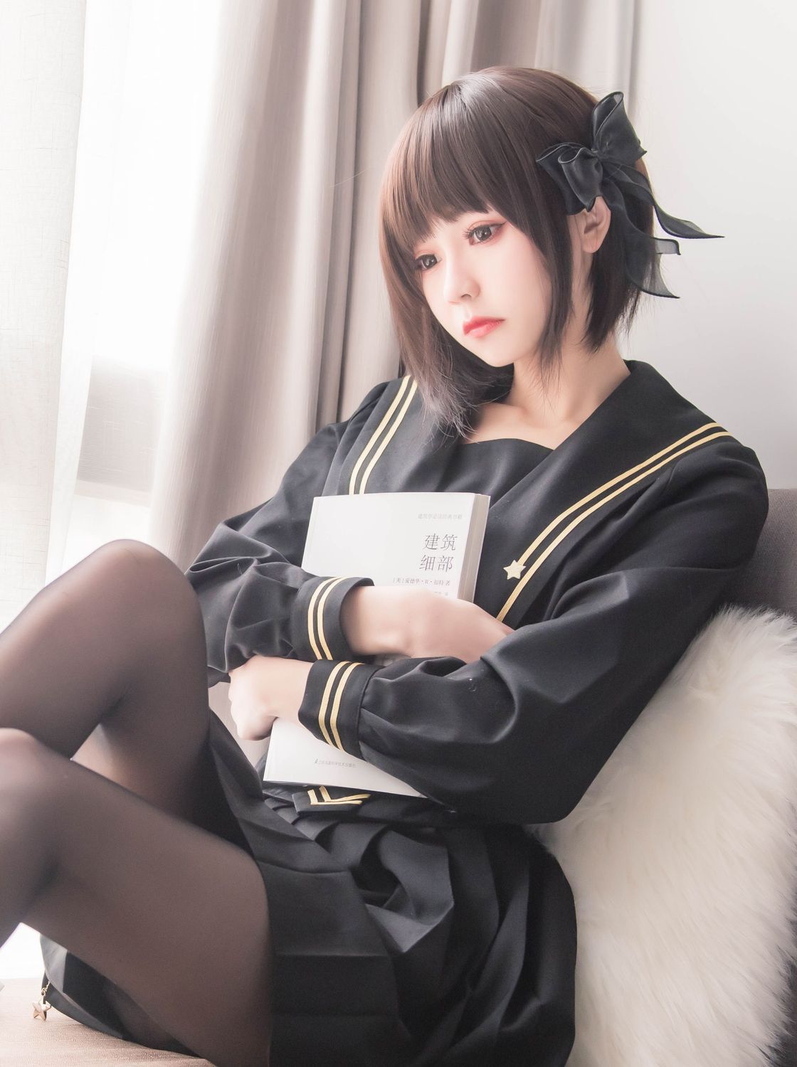 图片[3]-你的负卿 No.004 窗台制服（19P） - 图友-图友