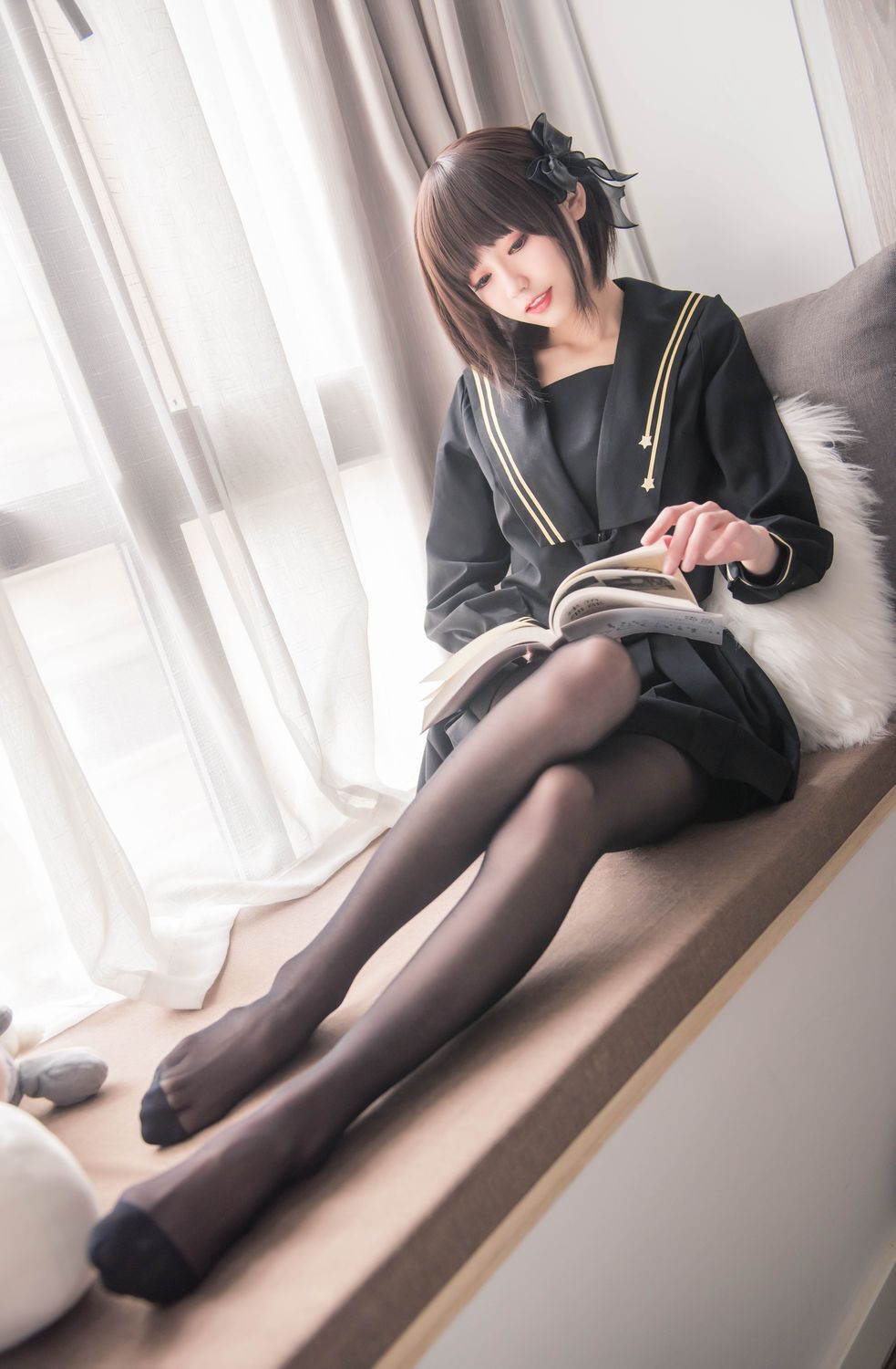 图片[4]-你的负卿 No.004 窗台制服（19P） - 图友-图友
