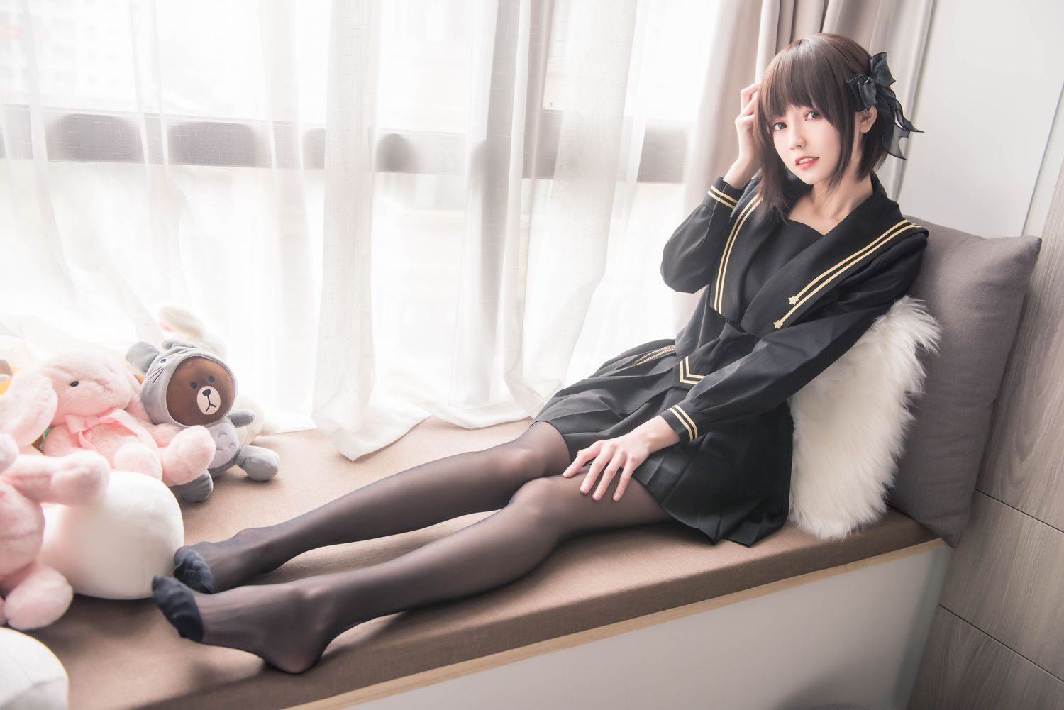 图片[5]-你的负卿 No.004 窗台制服（19P） - 图友-图友