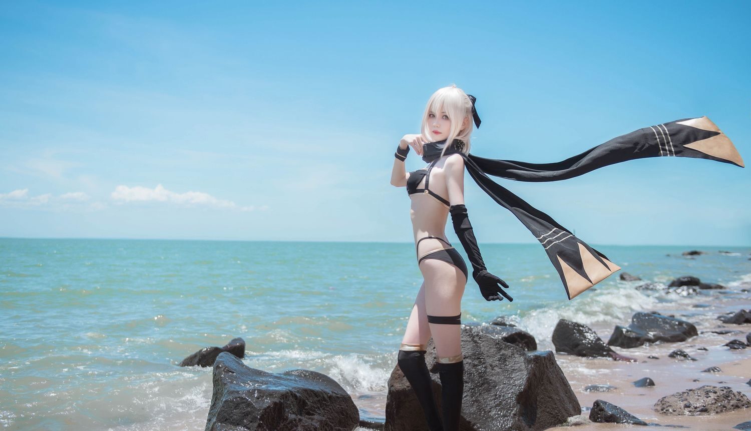 冲田总司泳装 - 你的负卿 cosplay 第2张