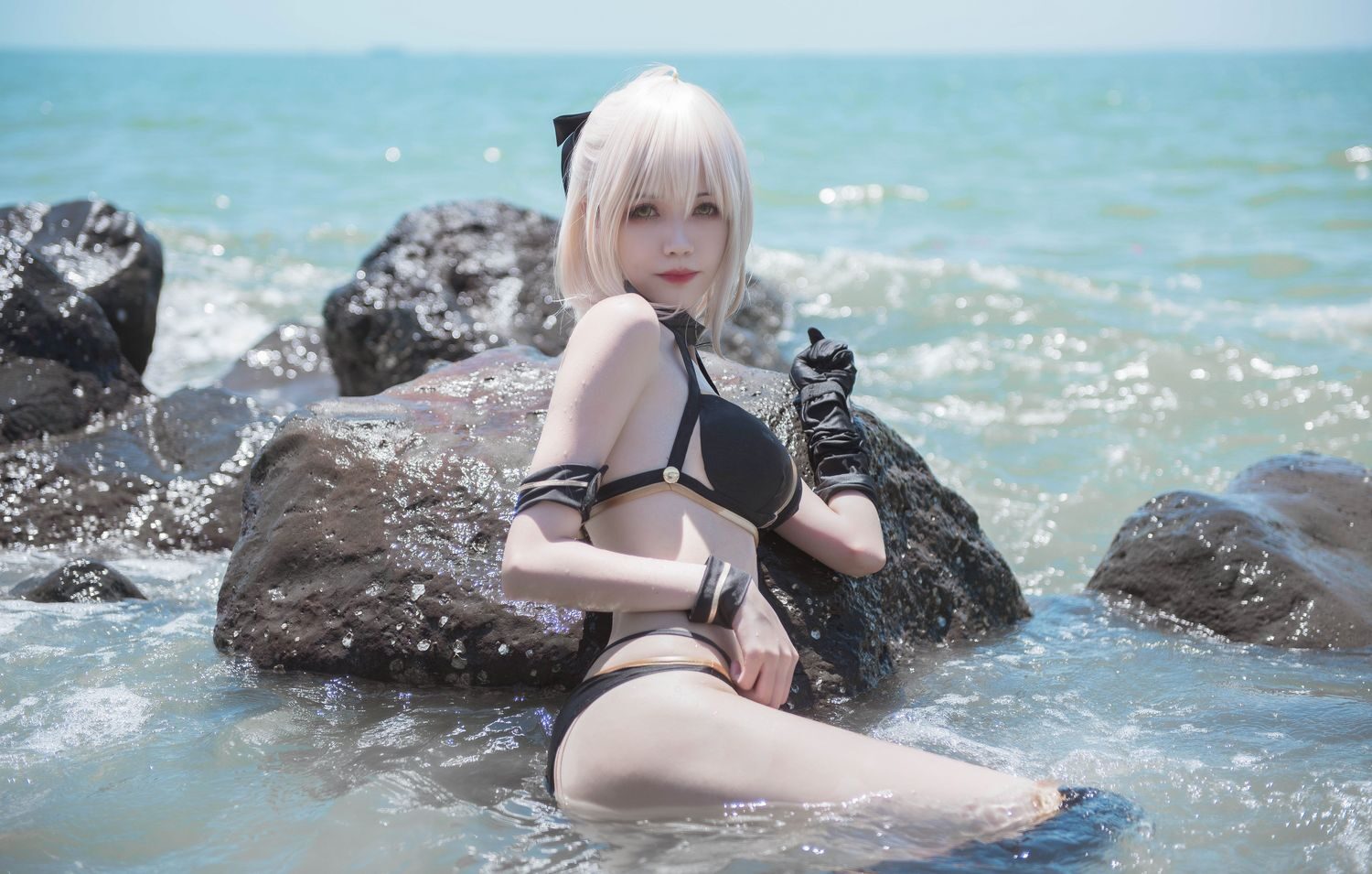 冲田总司泳装 - 你的负卿 cosplay 第4张