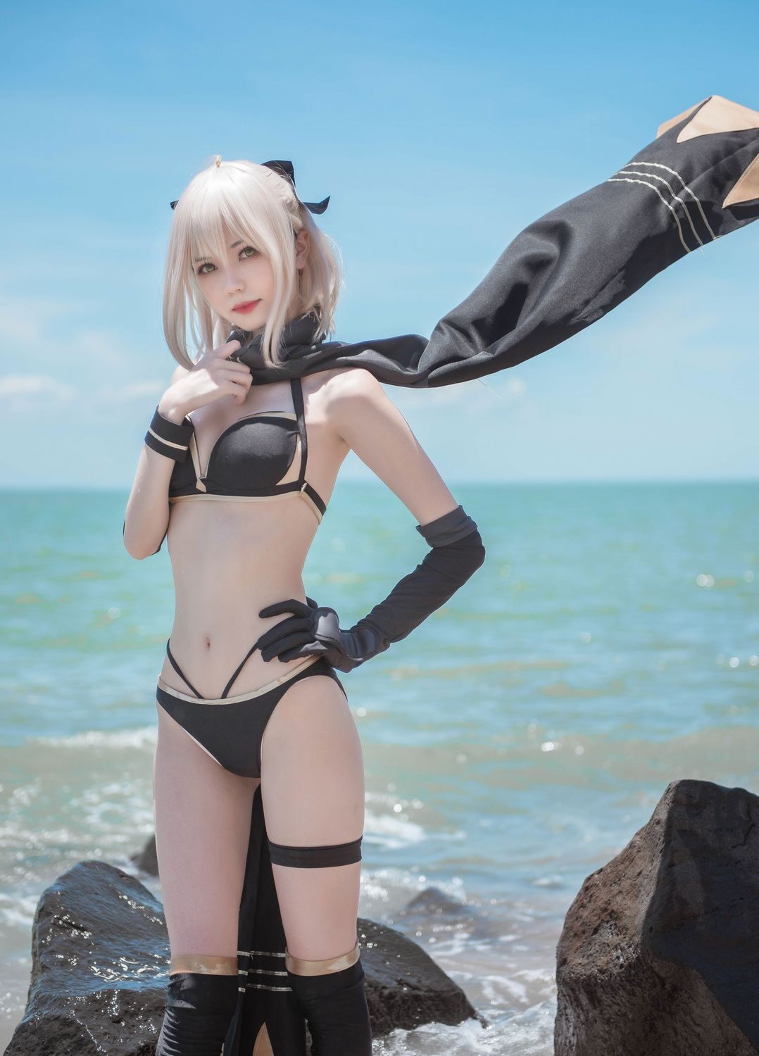 冲田总司泳装 - 你的负卿 cosplay 第5张