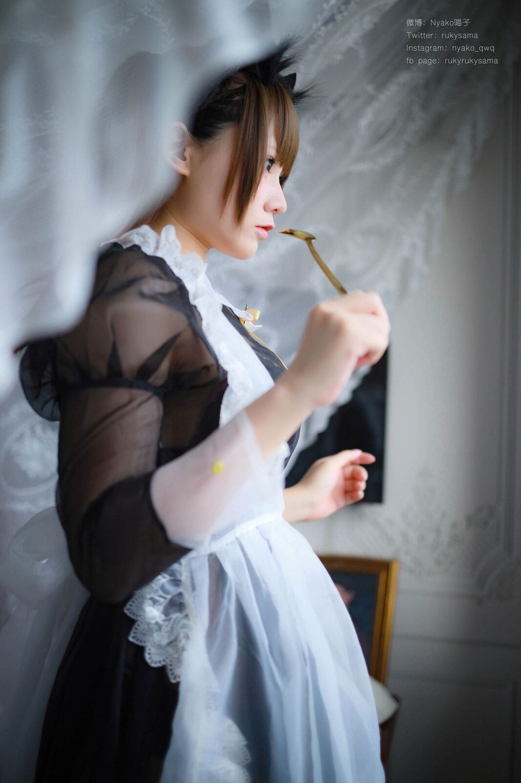 透明女仆 - Nyako喵子 cosplay 第1张