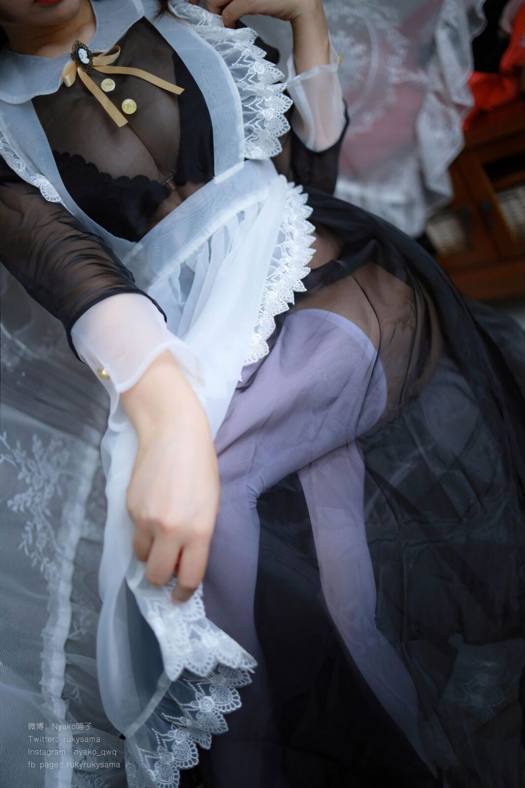 透明女仆 - Nyako喵子 cosplay 第5张