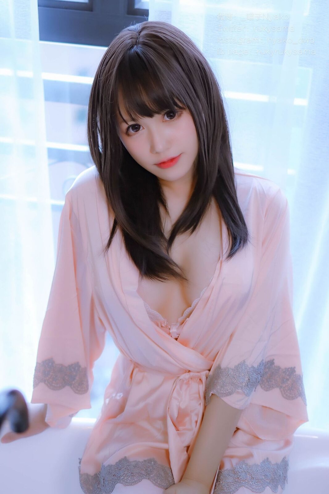 妄想彼女との同棲生活2 – 丝绸睡衣 / 妄想彼女との同棲生活2 – 睡衣本限量赠品 / 妄想彼女との同棲生活2 – 便 - Nyako喵子 cosplay 第1张