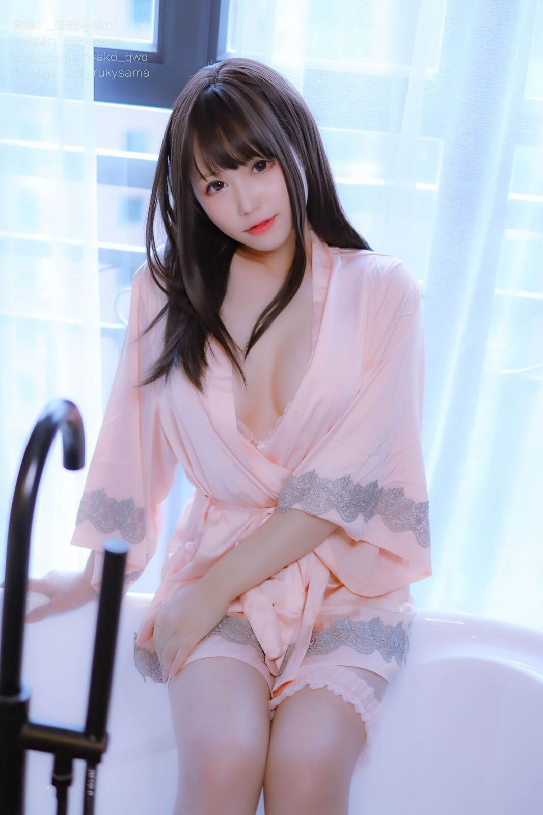 妄想彼女との同棲生活2 – 丝绸睡衣 / 妄想彼女との同棲生活2 – 睡衣本限量赠品 / 妄想彼女との同棲生活2 – 便 - Nyako喵子 cosplay 第2张