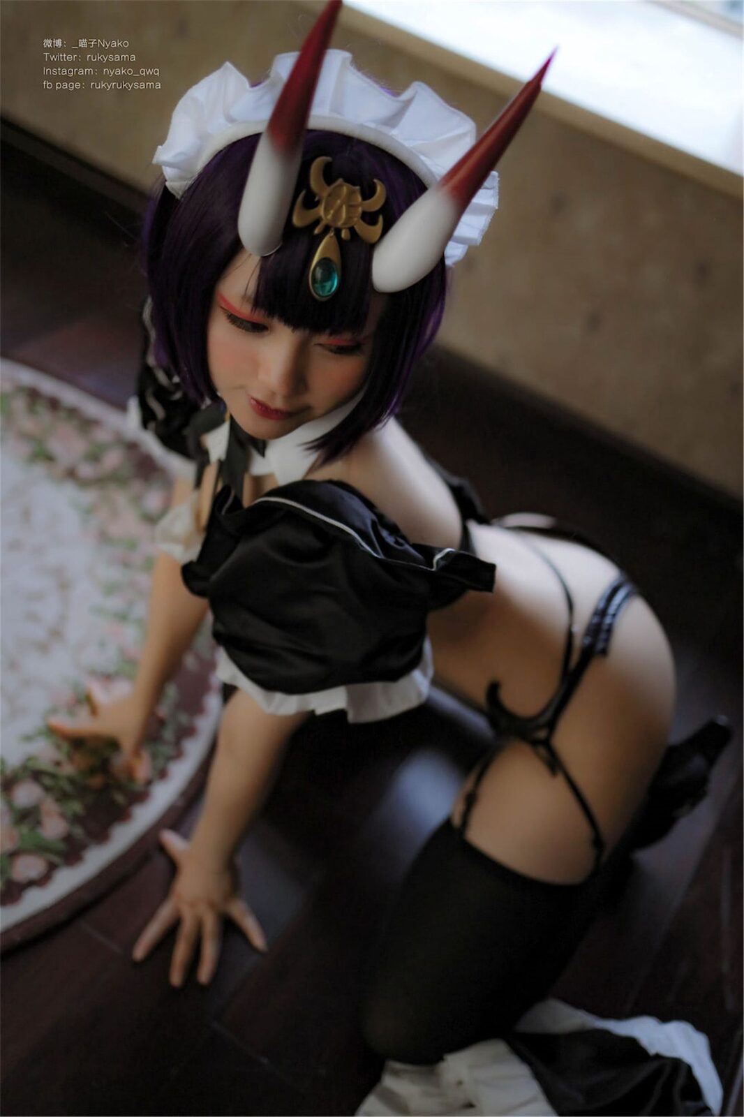 酒吞童子女仆 - Nyako喵子 cosplay 第5张