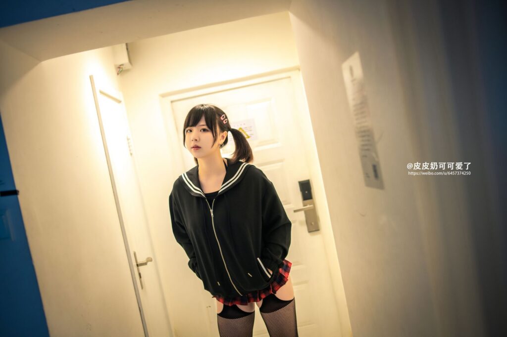 皮皮奶可可爱了啦(超皮皮皮奶) No.007 黑网袜(50P)-图友