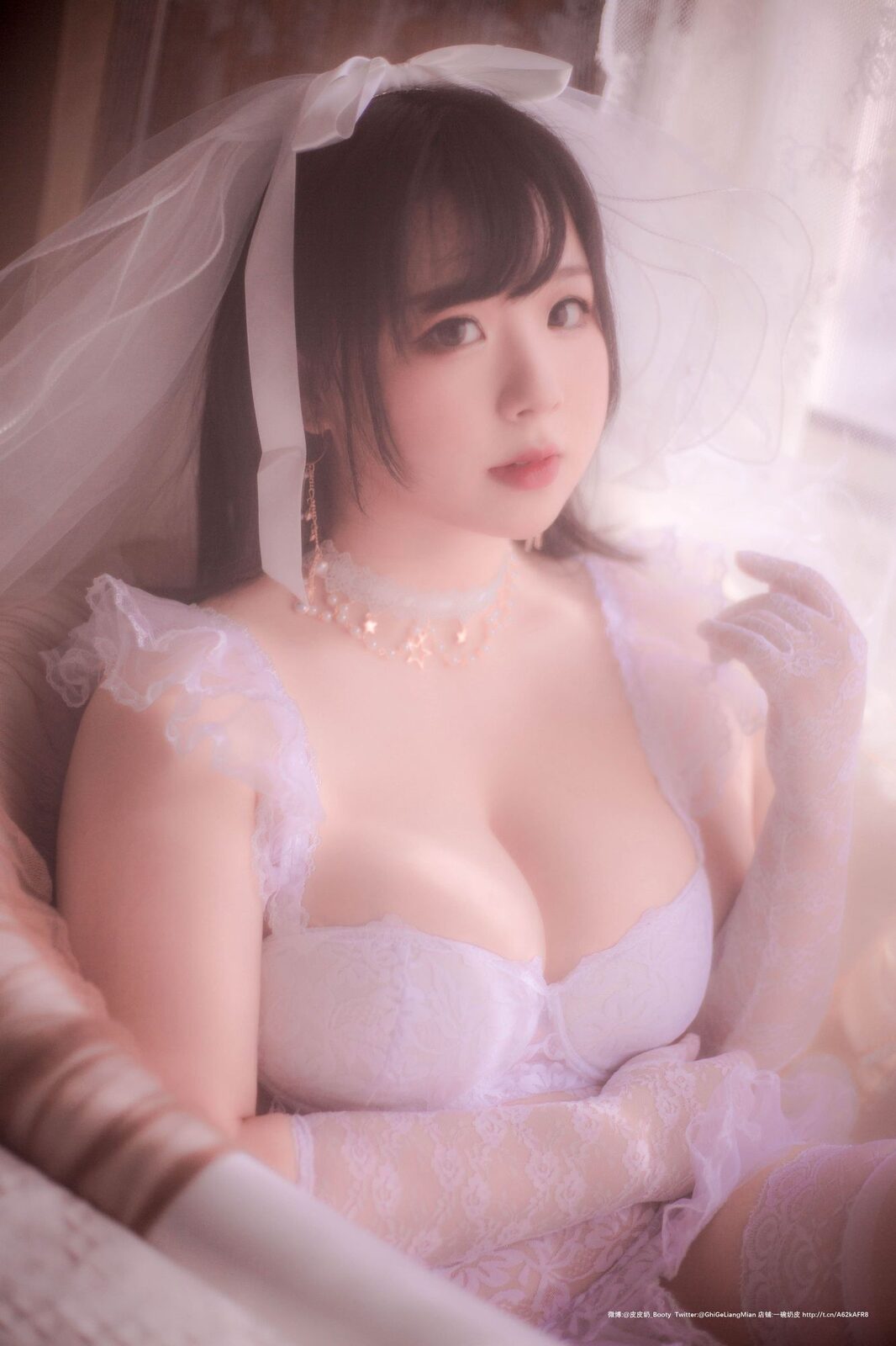 朦胧婚纱 - 皮皮奶可可爱了啦(超皮皮皮奶) cosplay 第3张