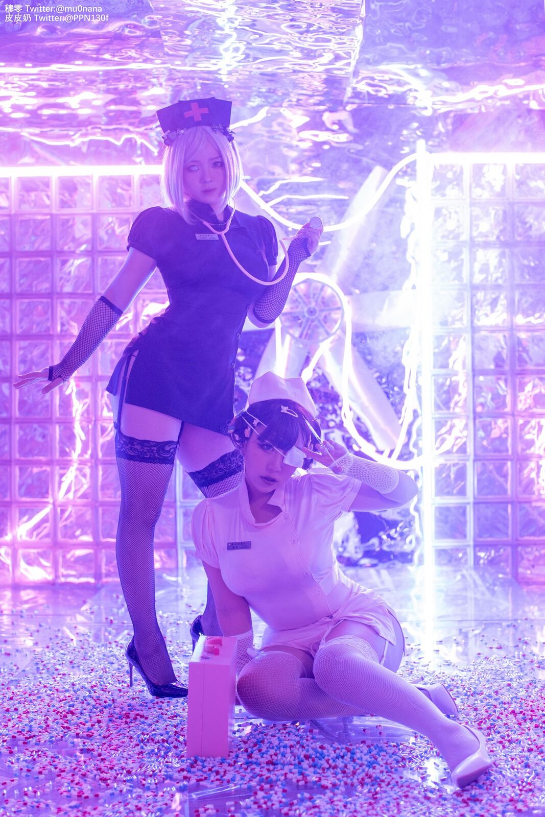 万圣节邪恶护士 喵零x皮皮奶 - 皮皮奶可可爱了啦(超皮皮皮奶) cosplay 第5张