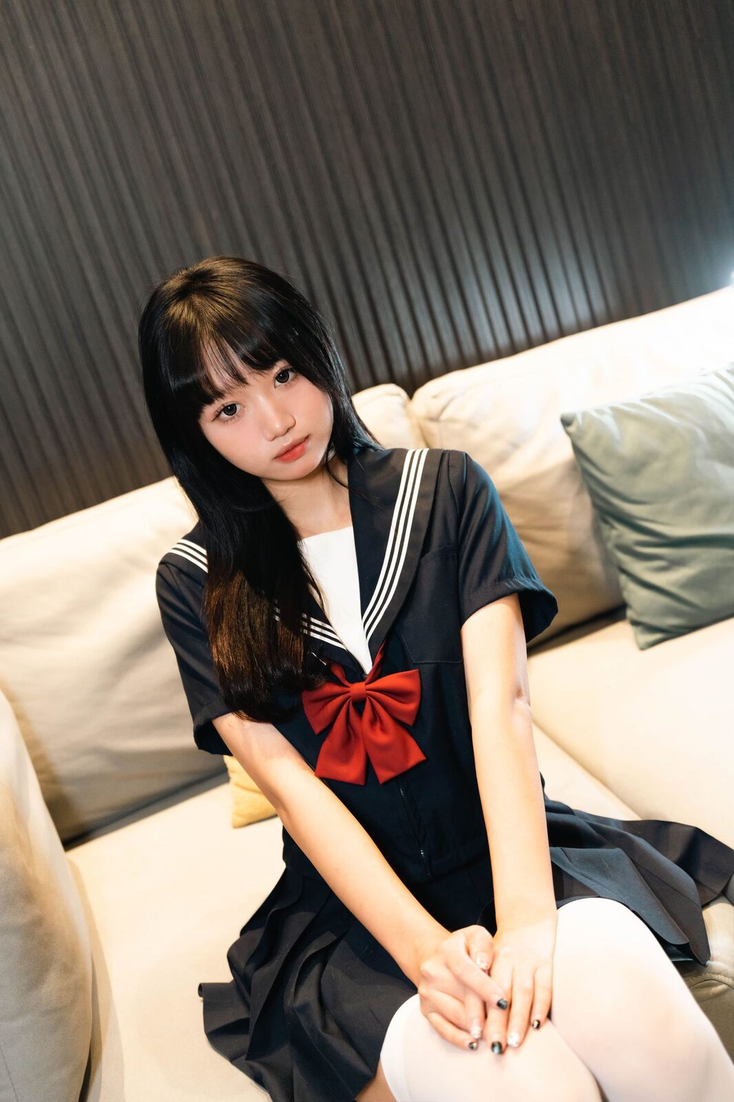 白丝死库水 - 柒柒要乖哦 cosplay 第2张