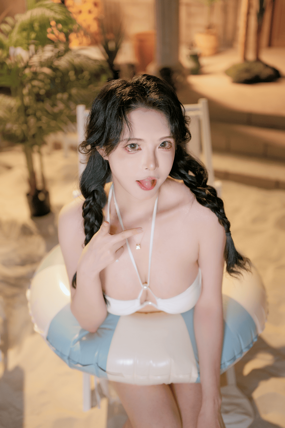 泳衣夏 - 秋和柯基 cosplay 第2张