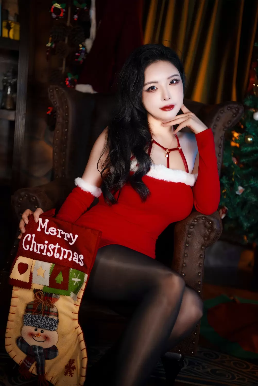 圣诞秋 - 秋和柯基 cosplay 第2张