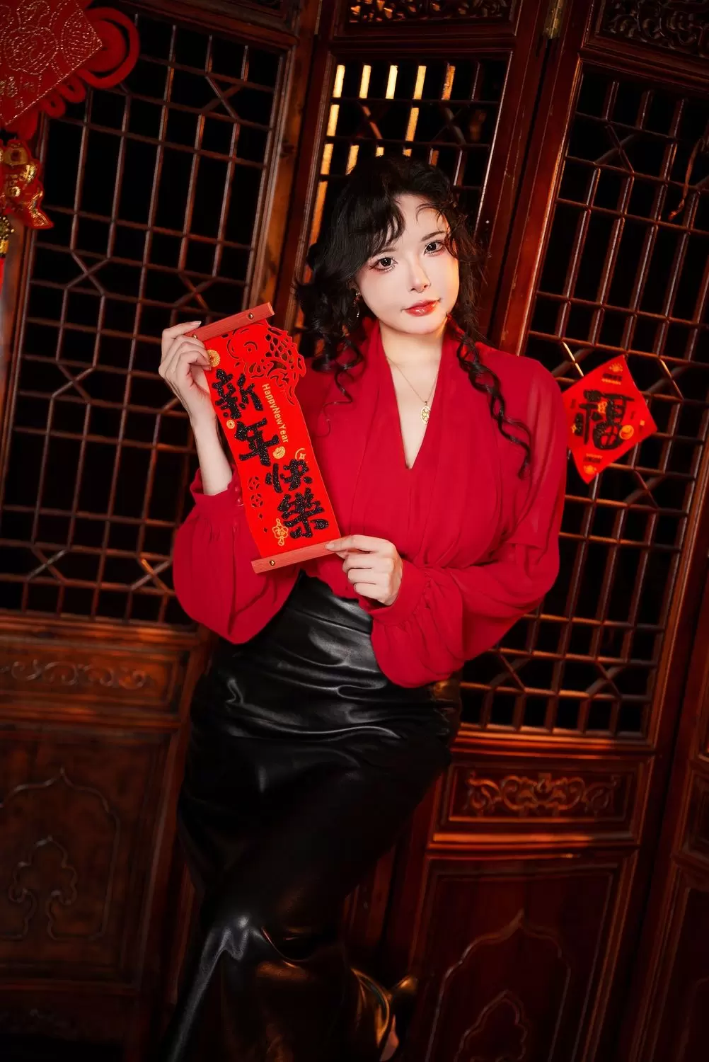 旗袍秋 - 秋和柯基 cosplay 第5张