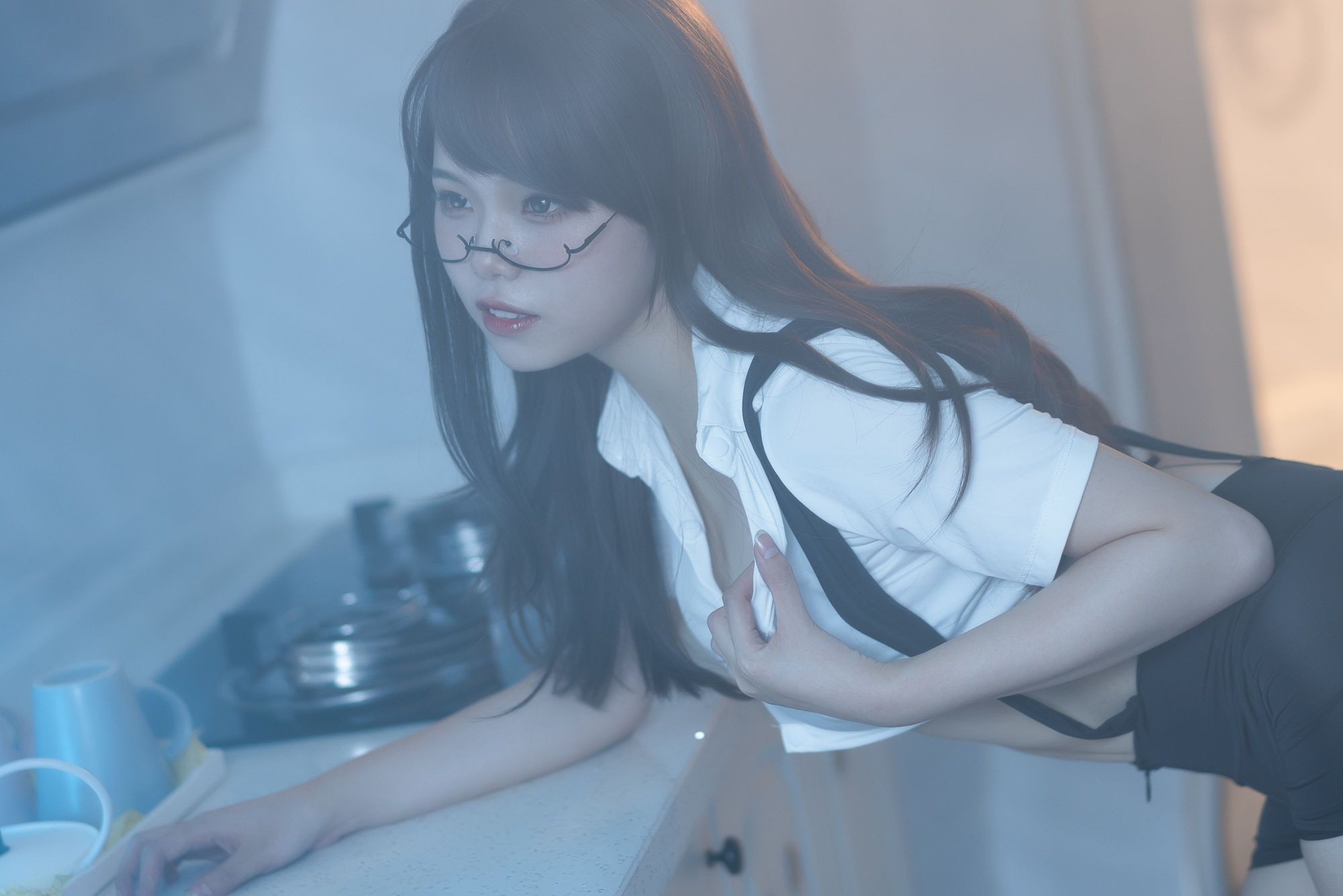 图片[2]-七月喵子 No.006 眼镜娘1号（21P） - 图友-图友
