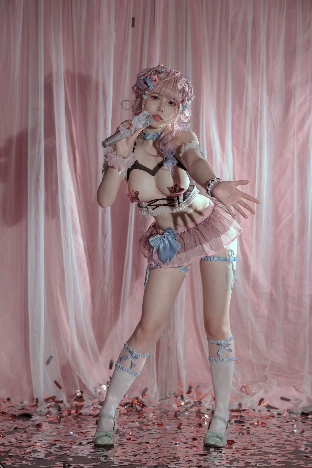 爱豆 - 七月喵子 cosplay 第4张