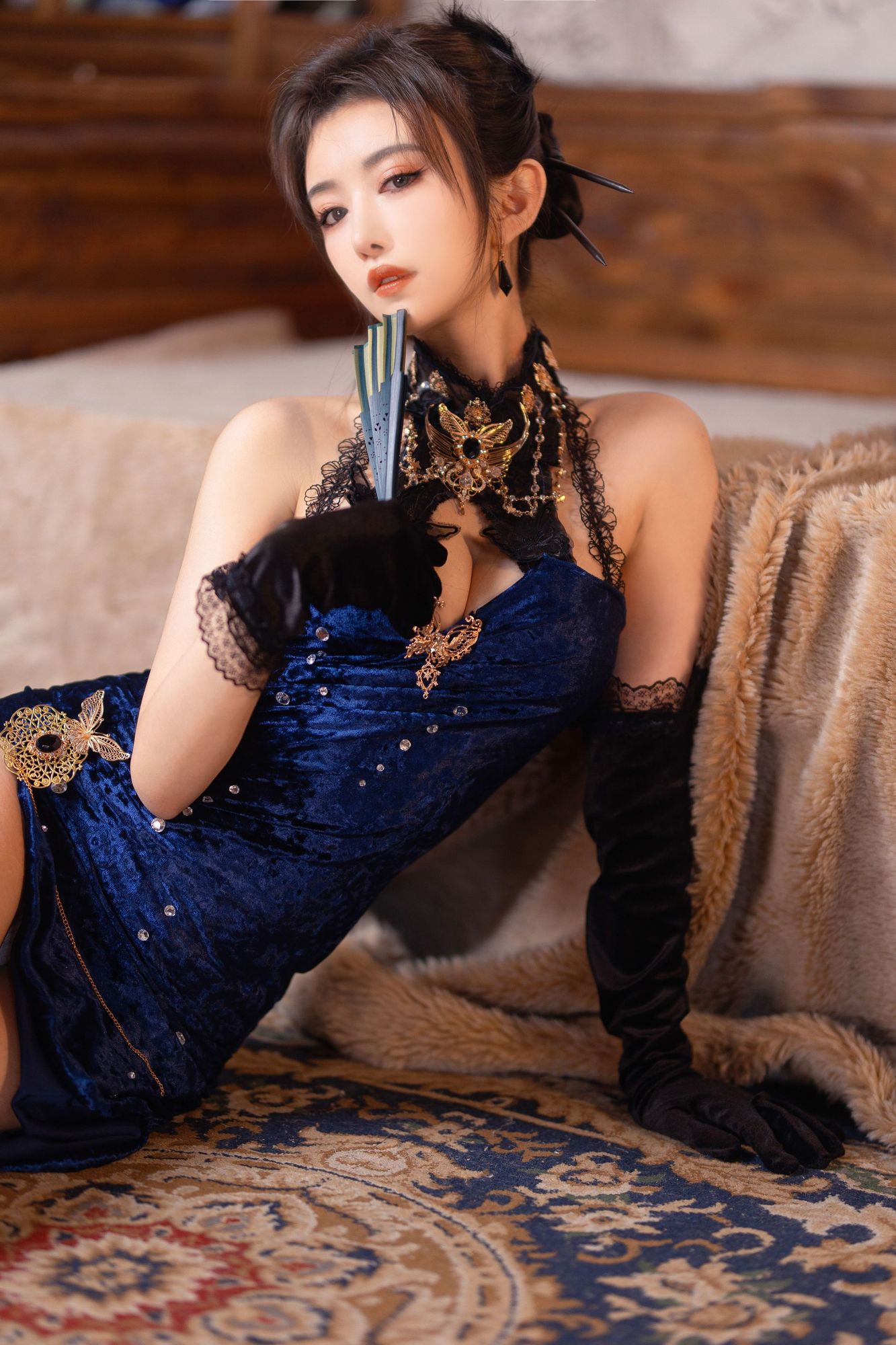 图片[3]-Shika小鹿鹿 No.102 烽火经年 旗袍（24P） - 图友-图友