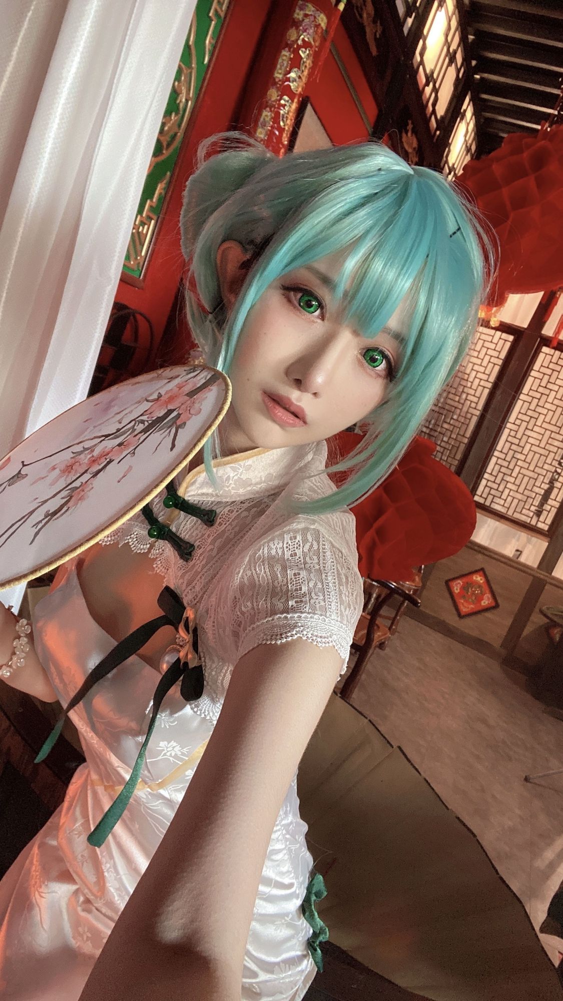 Shika小鹿鹿 No.103 初音 韶华旗袍（14P） - 图友-图友
