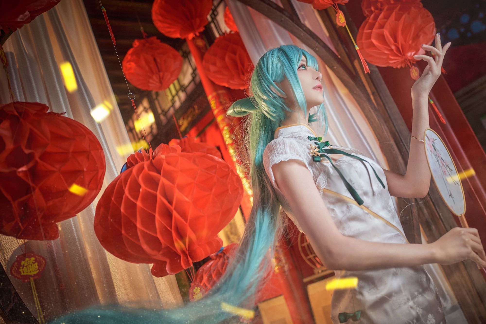 图片[2]-Shika小鹿鹿 No.103 初音 韶华旗袍（14P） - 图友-图友