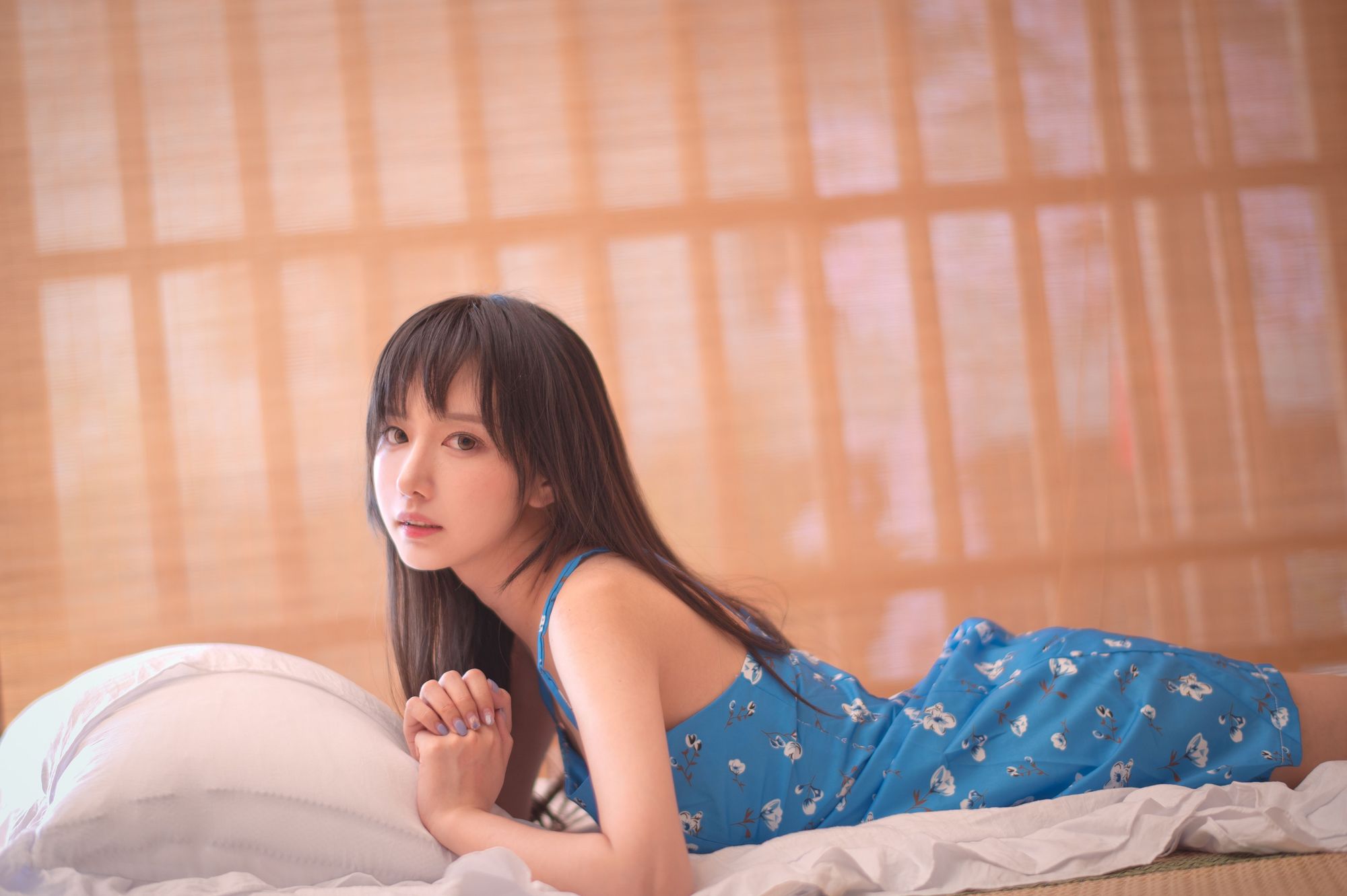 图片[4]-Shika小鹿鹿 No.107 蓝裙子（16P） - 图友-图友