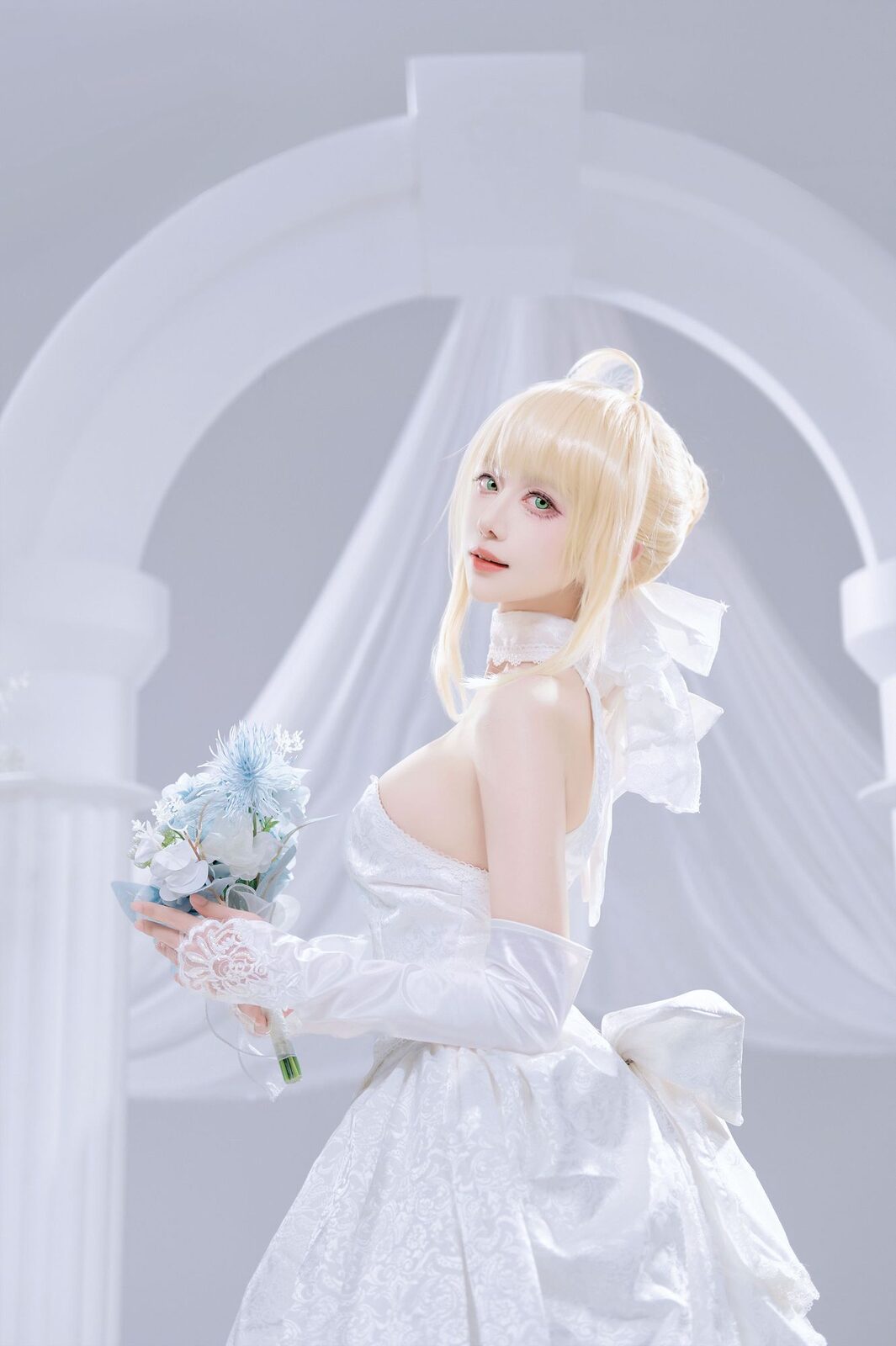 FGO Saber花嫁 - Shika小鹿鹿 cosplay 第2张