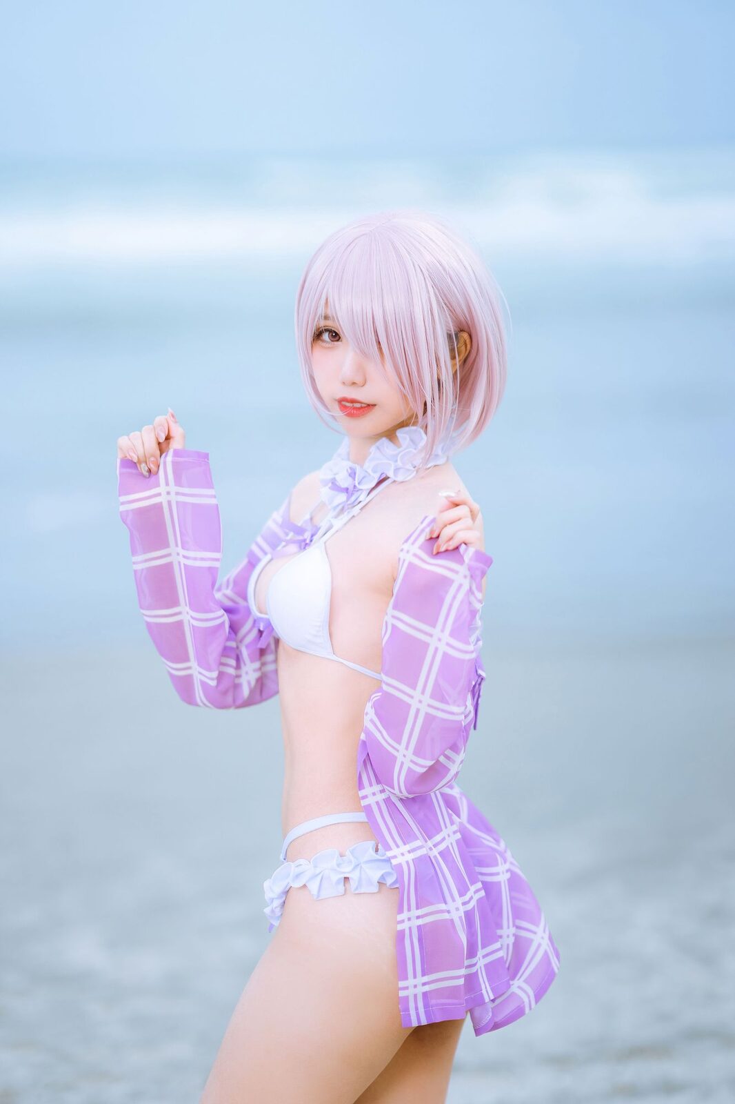 海边玛修 - 果咩酱w cosplay 第2张