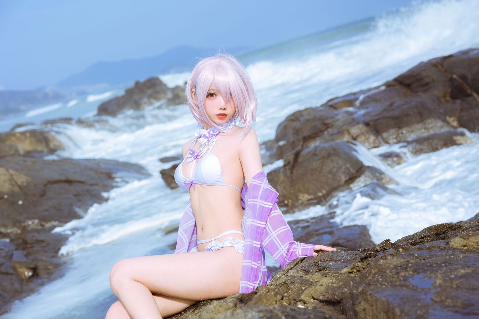 海边玛修 - 果咩酱w cosplay 第3张
