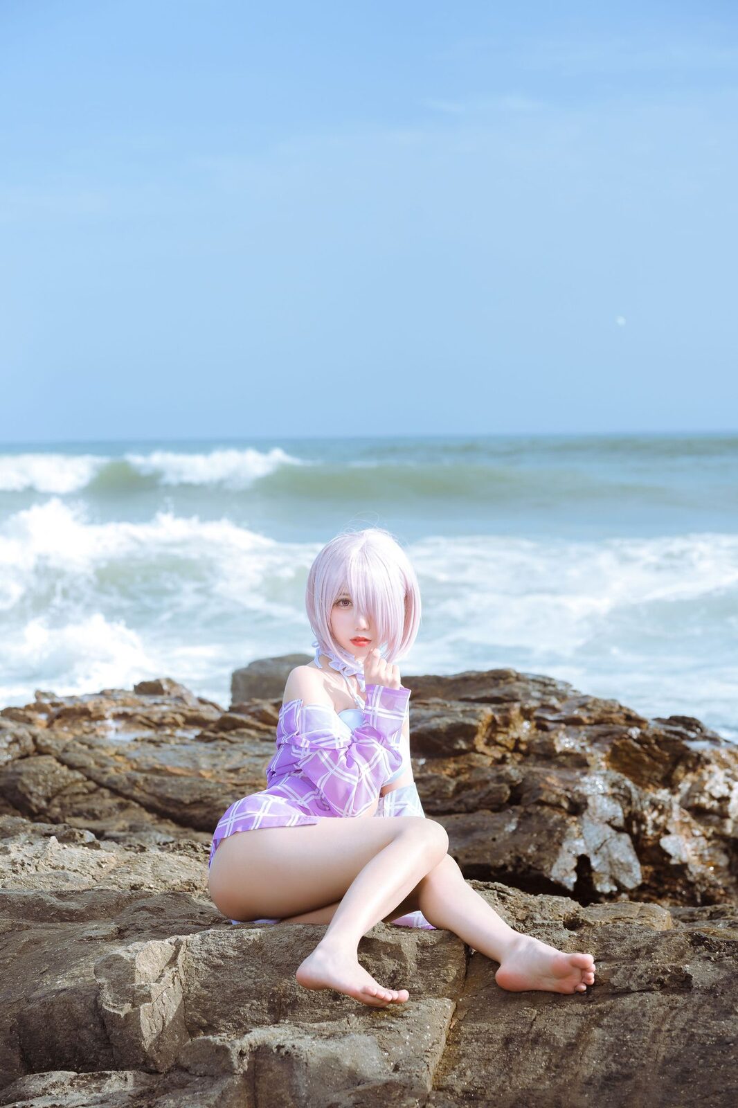 海边玛修 - 果咩酱w cosplay 第4张
